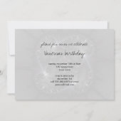 50階調のグレー – Fractal Art 招待状 (裏面)