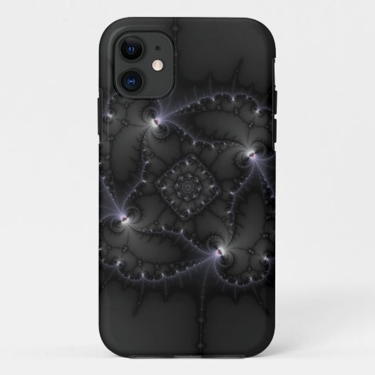 50階調のグレー – Fractal Art Case-Mate iPhoneケース (裏面)