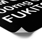 500おもしろいmgのグッドイトールのOk Imのジョーク・サルカス ポスター (角)