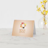 500の国家のメッセージカード カード (黄色い花)