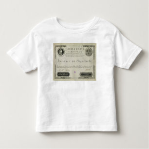 500のlivresの銀行券、1791年6月19日 トドラーTシャツ