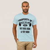 500クラブXXLマンズベラキャンバスTのプロパティ Tシャツ (正面フル)