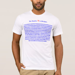 500ディジットへの数PI。 3.14159265… ワイシャツ Tシャツ
