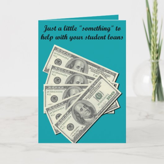 500ドルの卒業ギフトカード シーズンカード (正面)