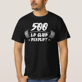 500パウンドクラブデッドリフトスクアットベンチTシャツ Tシャツ