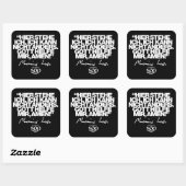 500周年改革ルーザー引用文シール スクエアシール (シート)