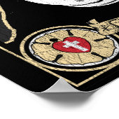 500周年記念宗教改革ルターのポスター ポスター (角)