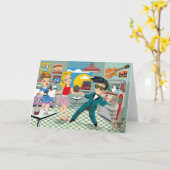 500年代のロック&ウェンスカ転がアールはダンセンデ・メンセンと出会った カード (黄色い花)