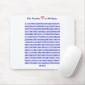 500桁までの数値PI。3.14159...マウスパッド マウスパッド (マウス)