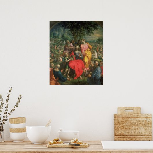 500食べ物を与え年の5000年の1590年の1590年 ポスター (キッチン)