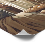 5000年食べ物を与えポスタークリスチャンの壁の装飾 ポスター (角)