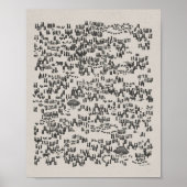 5000食べ物を与え年のイエス – 神が聖書の壁画を提供 ポスター (正面)