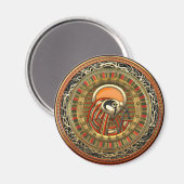 [500]エジプトの太陽の神ラ マグネット (正面/裏面)