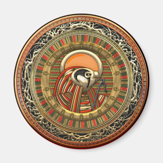 [500]エジプトの太陽の神ラ マグネット (正面)