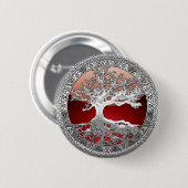 [500]ケルトの生き木[シルバー] 缶バッジ (正面&裏面)