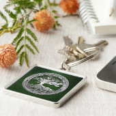 [500]ケルトの生命の木[銀] キーホルダー (側面)