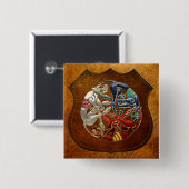 [500]ケルトの神聖な芸術 – Three Dogs 缶バッジ (正面&裏面)