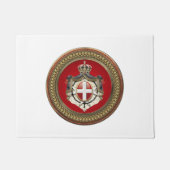 [500]マルタの順序 – SMOM Coat of Arms ドアマット (正面)