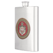 [500]マルタの順序 – SMOM Coat of Arms フラスク (左)