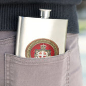 [500]マルタの順序 – SMOM Coat of Arms フラスク (インサイチュ)