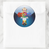 【500】ロージー・クロス(バラ・クロワ) ラウンドシール (バッグ)