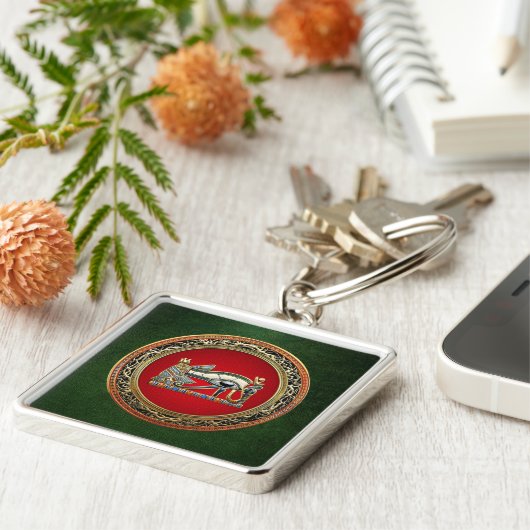 [500]宝のトローブ：ホルスの目 キーホルダー (側面)