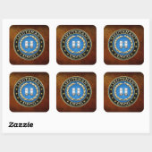 [500]沿岸警備隊：中尉（リビング訳） スクエアシール (シート)