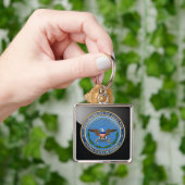 [500]米国国防総省(DOD)エンブレム[3D] キーホルダー (手)