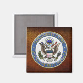 [500]米国州省(DoS)エンブレム[3D] マグネット (正面/裏面)