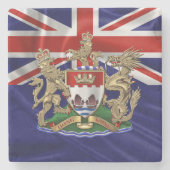 [500]香港 – 1959-1997紋章 ストーンコースター (正面)