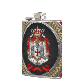 [500]騎士Templarの紋章付き外衣 フラスク (左)