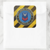 [500] CG: Petry Officer Second Class (PO2) スクエアシール (バッグ)