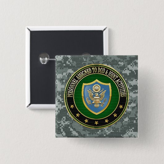 [500] DOD & Joint Activities CSIB Special Edition 缶バッジ (正面&裏面)