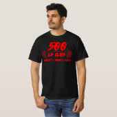 500 LBクラブデッドリフトスクアットベンチTシャツ Tシャツ (正面フル)