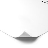 500 piles of laundry sign ポスター (角)