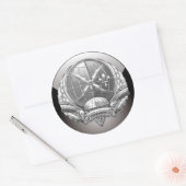 [500] SOWTバッジ[Crest] ラウンドシール (封筒)