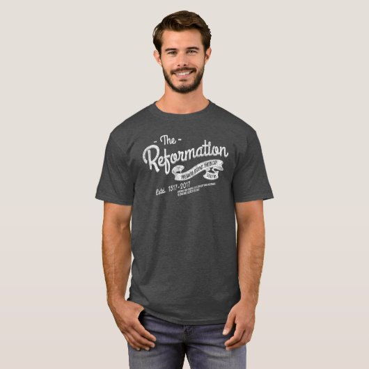 500th記念日の改革のヴィンテージのワイシャツ tシャツ (正面フル)