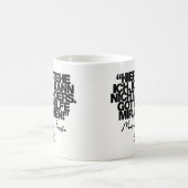 500th記念日の改革のLutherの引用文のマグ コーヒーマグカップ (中央)