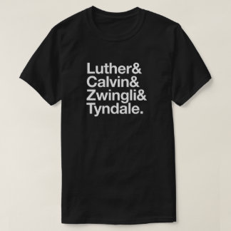 500th記念日の改革のLutherカルヴァンのワイシャツ Tシャツ