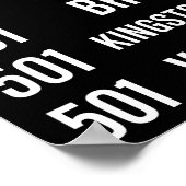 501クイーンストリートカーロールサイン ポスター (角)