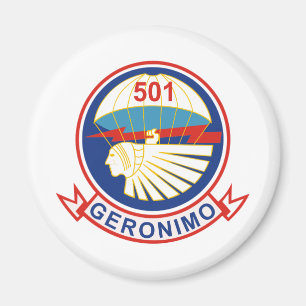 501stパラシュートの歩兵連隊の (PIR)記章 マグネット
