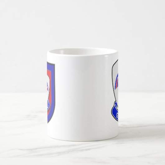 501st歩兵連隊のフラッシュのマグ コーヒーマグカップ (中央)