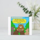 502の募金頼は、ちょうど正しい方法の漫画 ポストカード (スタンド正面)