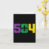 504エリアコードプライドノラニューオーリンズルイジアナマール カード (黄色い花)