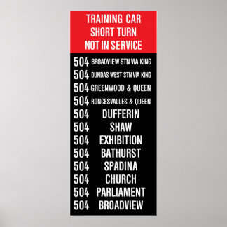 504 KINGレプリカ用ロールサイン(CLRV) ポスター