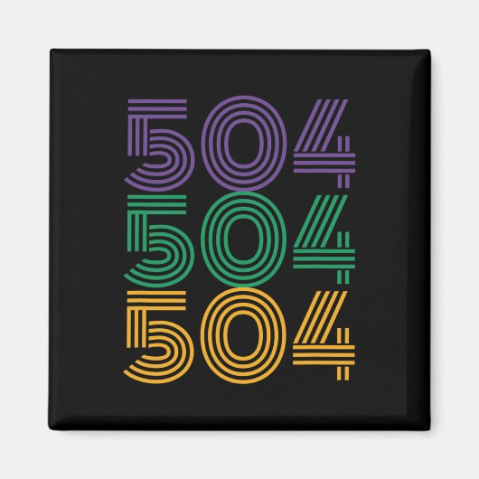 504 Mardi Gras 2025カーニバル衣装おもしろい服 マグネット (正面)