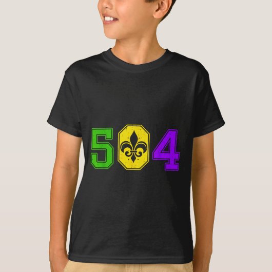 504 Mardi Gras New Orleans Louisiana Carnival Men  Tシャツ (正面)