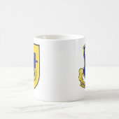 504th歩兵連隊-第1大隊の抜け目がないマグ コーヒーマグカップ (中央)