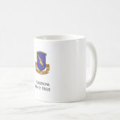 504th PIR自由は自由ではないです コーヒーマグカップ (正面右)