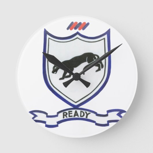 505番目のPIR ラウンド壁時計 (正面)